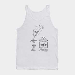 Blotting Pad Vintage Patent Hand Drawing Tank Top